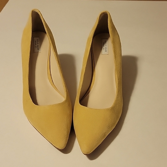 Cole Haan Shoes Cole Haan Grandos Genuine Leather Mustard Yellow